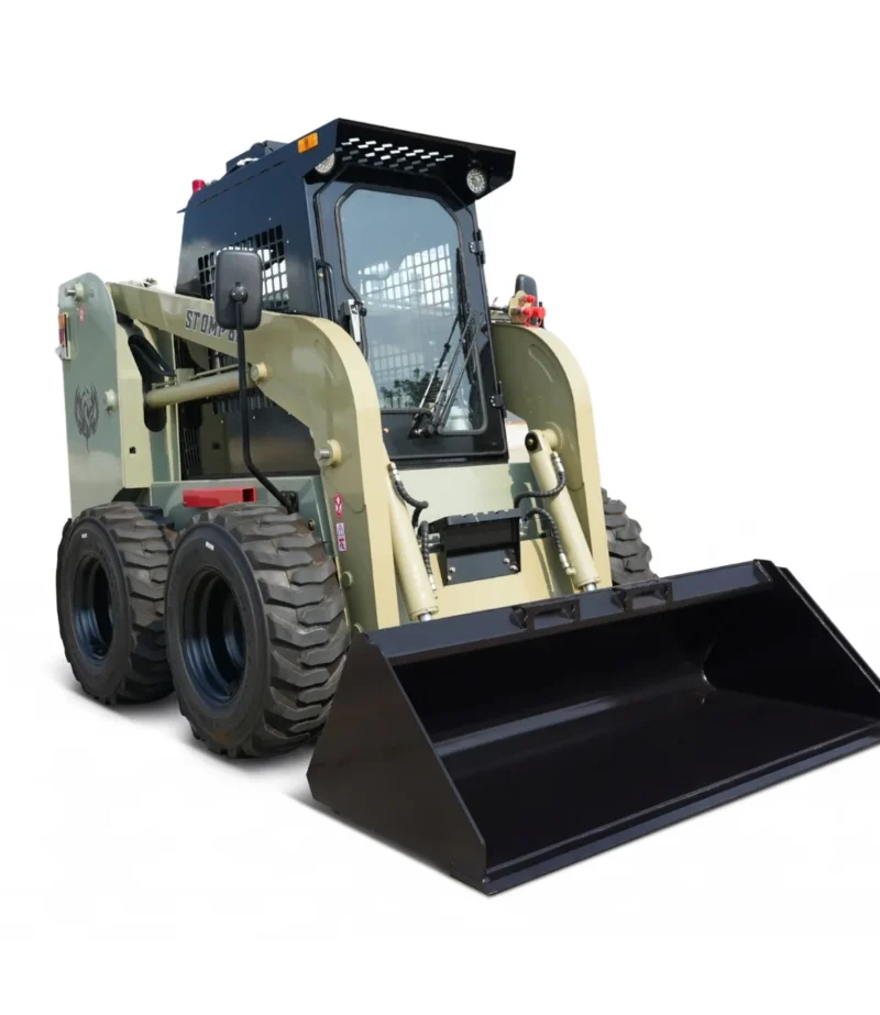 TYPHON STOMP 65 PROPACT 4WD 8,000 lb Wheeled Skid Steer – 74 HP Cummins, 2,200 lb Rated Load