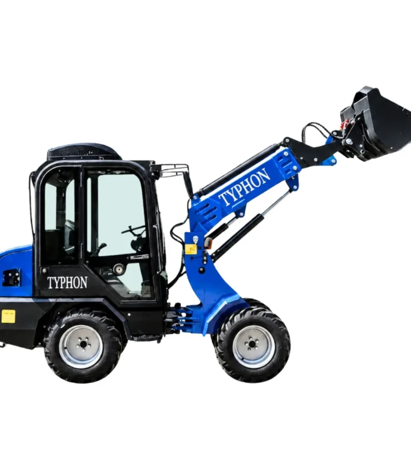 TYPHON Telescopic SKOOP Wheel Loader Cabin Version Kubota D1105 Diesel Engine 1 Ton Max Load Capacity AC & Heater Cabin